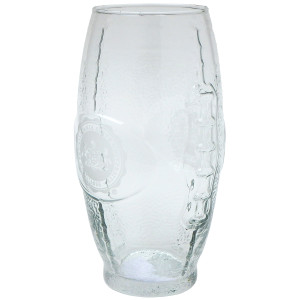 pint glass football shape with The Pennsylvania State University Seal etched on sides